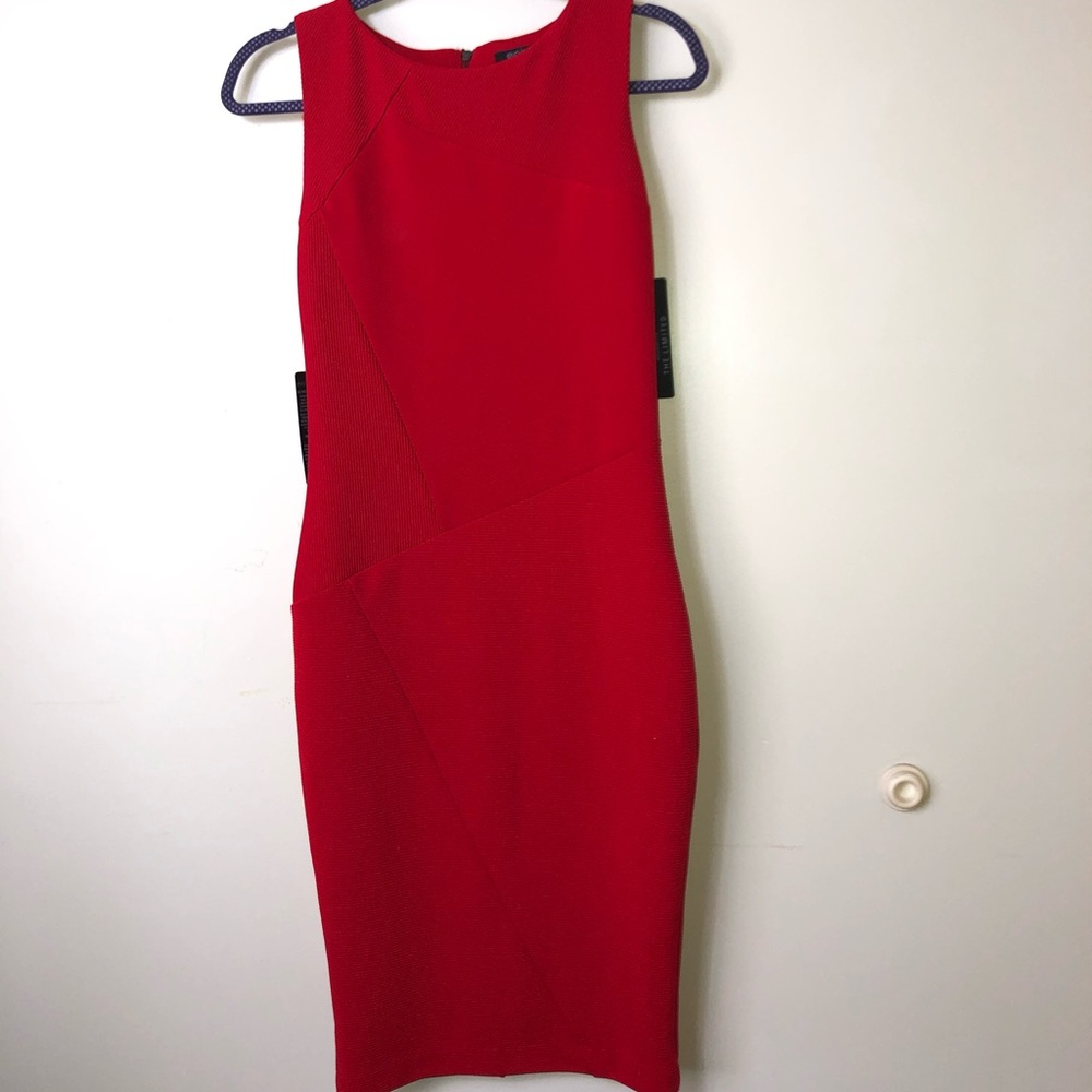Eva Longoria Sleeveless Red Dress Size Small NWT